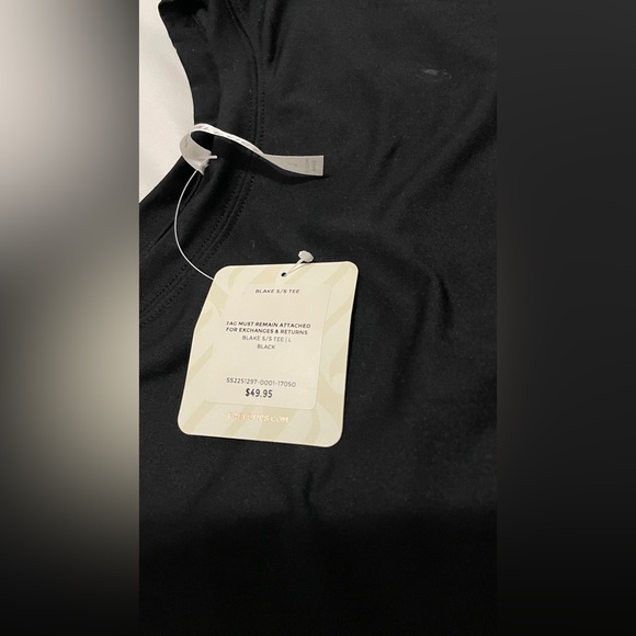 Fabletics Blake tee size Large - Black - Picture 2 of 4